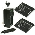 thumbnail image 1 of Replacement for Casio Exilim EX-Z20 Battery (2-Pack, 1200mAh) and Charger, 1 of 3