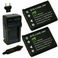 thumbnail image 1 of Replacement for Casio Exilim QV-R70 Battery (2-Pack, 1100mAh) and Charger, 1 of 3