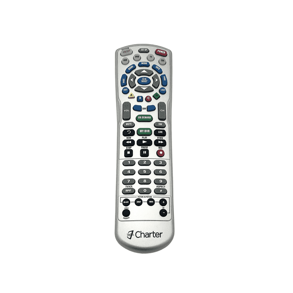 Charter OCAP-4 Remote Control for TVs/HDTV DVR, Silver - 1 Pack