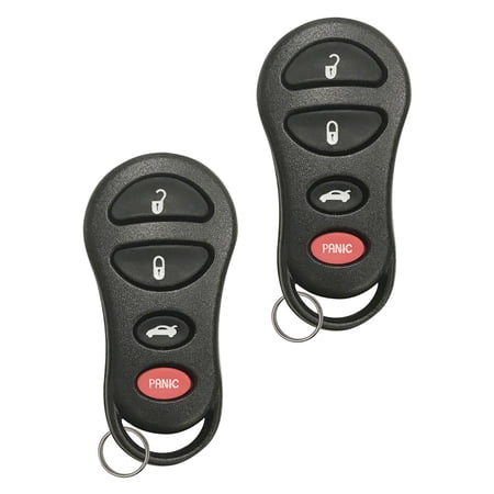 Replacement for Chrysler Dodge Jeep Keyless Remote Fob 4B GQ43VT17T 315MHZ (2 Pack)
