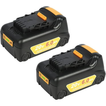 Replacement for DeWalt 20-Volt Max XR 6.0AH Lithium Ion Battery-2Pack DCB200