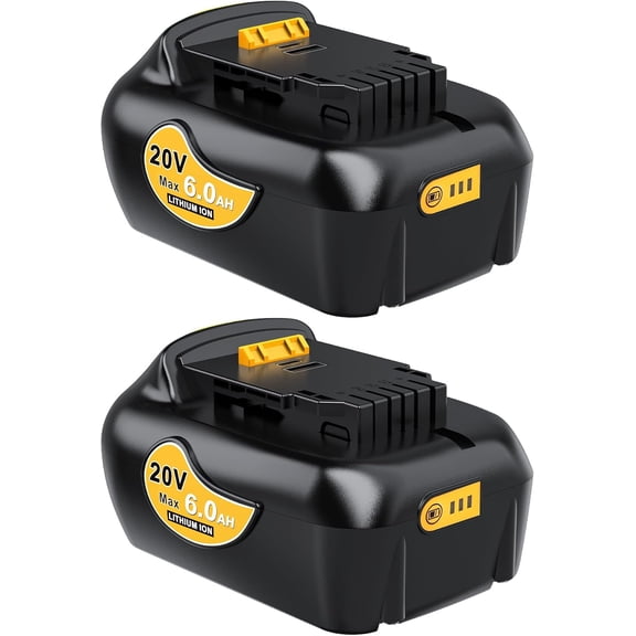 Replacement for Dewalt 20V Battery 6.0ah,4 Packs