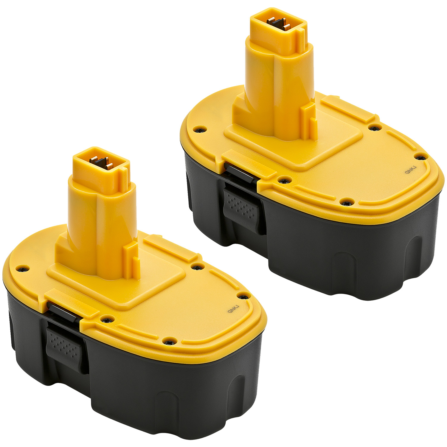 2Pack Battery Compatible with DeWalt DW9099 Replacement DeWalt 18V