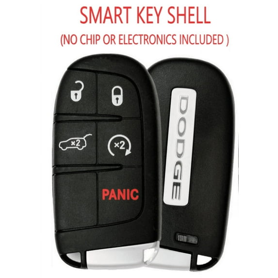 Replacement for Dodge 2014 - 2022 Durango Smart Key Fob Shell Case M3N40821302 VLS