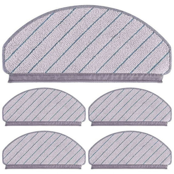 ckepdyeh Replacement for T10/T10 TURBO Robot Vacuum Cleaner Spare Accessories Mop Cloth 5Pcs