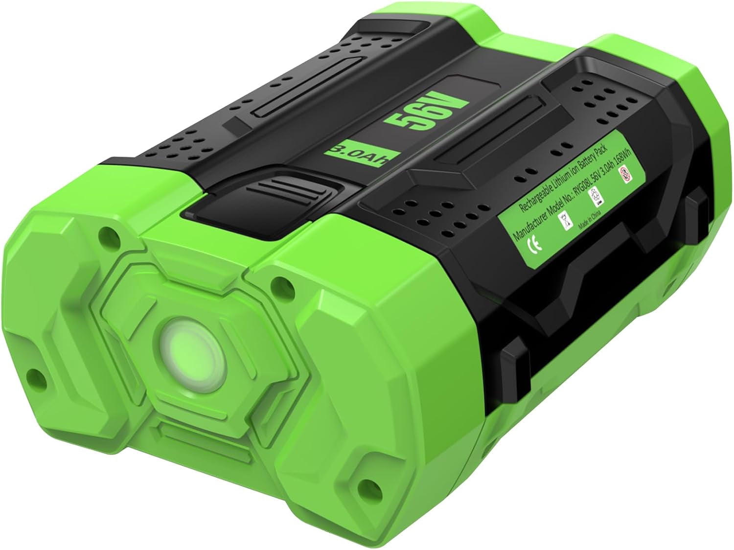 Replacement for EGO 56V Battery 3.0Ah Compatible with EGO 56 Volt Battery Power+ Tools STA1500 ST1502LB CS1604 LB4800 LB6504 LB5804 HT2400