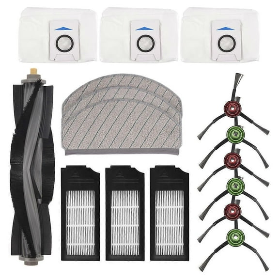 Replacement for Ecovacs X1 Plus Robot Vacuum Cleaner Spare Parts Main Side Brush Hepa Filter Mop Rag