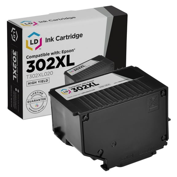 LD Products Compatible Replacement for Epson 302XL T302XL020 HY Black Ink Expression Premium XP-6000