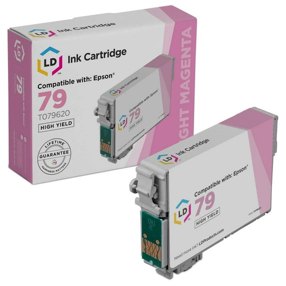 LD Products Compatible Replacement for Epson T079620 (T0796) Light Magenta HY Inkjet