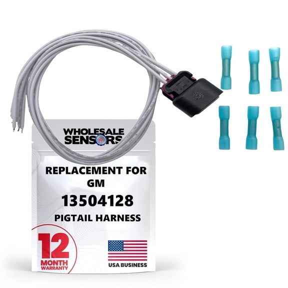 Replacement for GM 13504128 Throttle Position Actuator Connector Pigtail Harness 12 Month Warranty