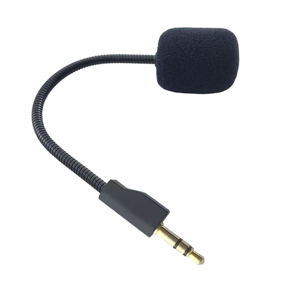 Replacement for Gamings Headsets Detachable Unidirectional Game Boom Microphones