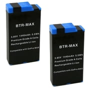 Replacement for GoPro ACBAT-001 Battery 2-Pack, 1440mAh