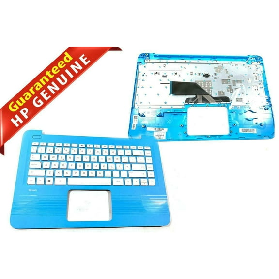 Replacement for HP Stream 14-AX 14-CB Palmrest & Keyboard Blue 905569-001 LATIN-AMERICAN