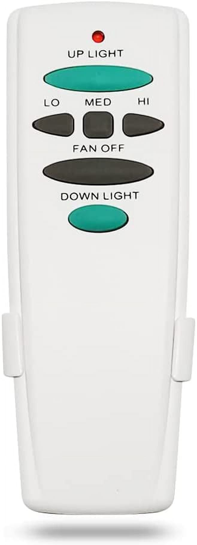 Replacement for Hampton Bay Ceiling Fan Remote Control UC7078T with Up