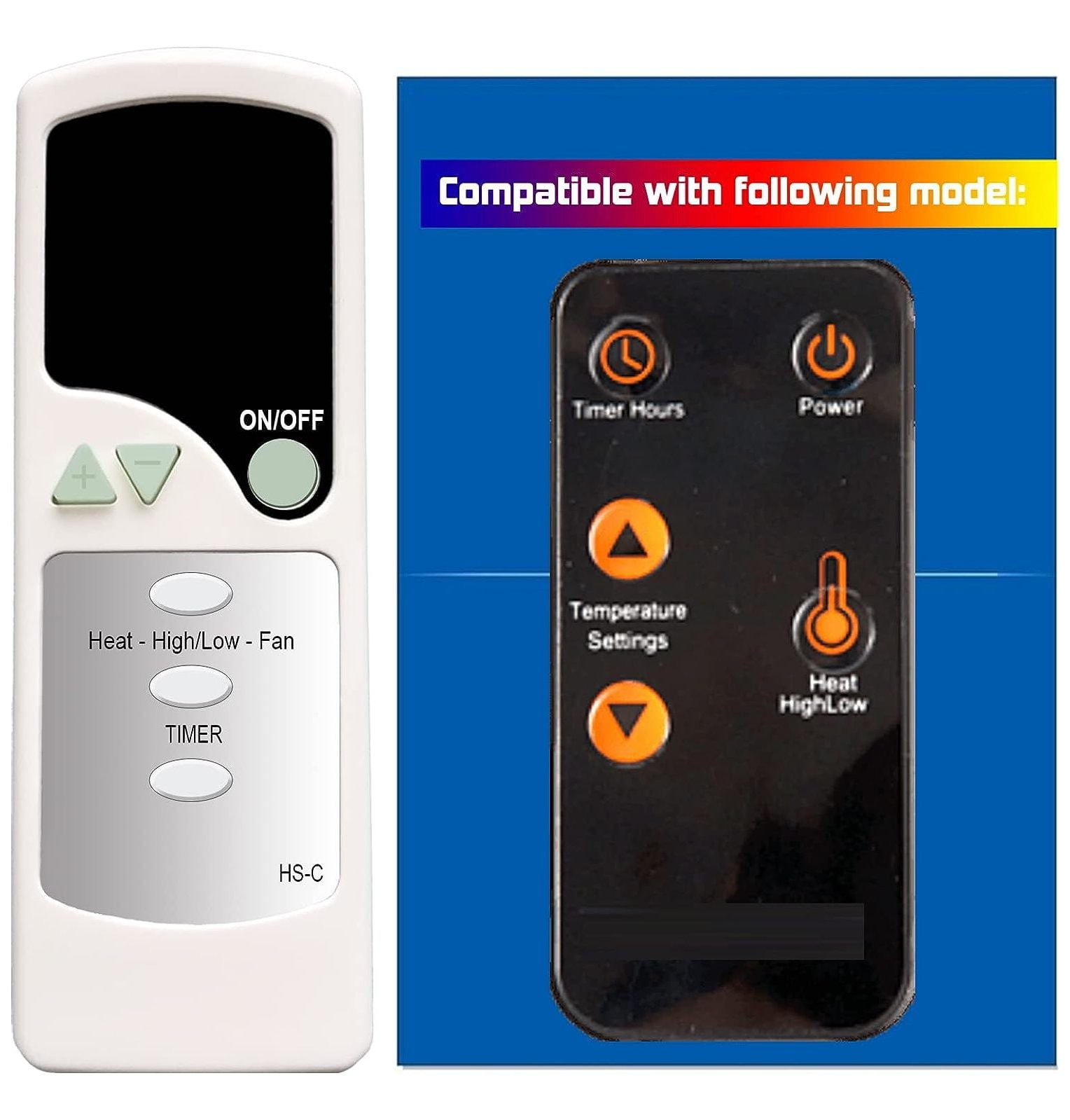 Replacement for Heat Surge Electric Fireplace Heater Control ADL2000M