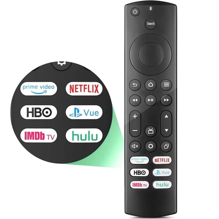 Replacement for Insignia/Toshiba/Pioneer Smart TV Remote, Universal Compatible for AMZ Smart TV Remote (Not for Stick and Cube) with 6 Hot Keys