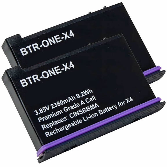 Replacement for Insta360 X4 Battery (2-Pack, 2380mAh)