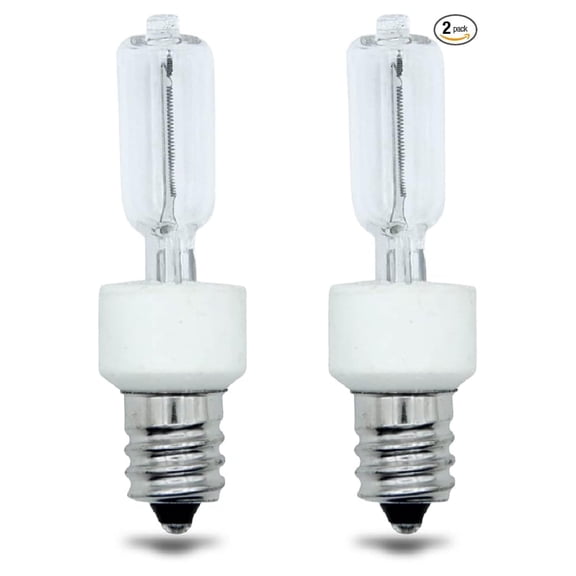 Replacement for KX-2000 KX60CL/E12 60W Xenon E12 Krypton Light Bulb T3 E12 Candelabra Screw Base - Dimmable Xenon/Krypton Bulb Clear - 2 Pack
