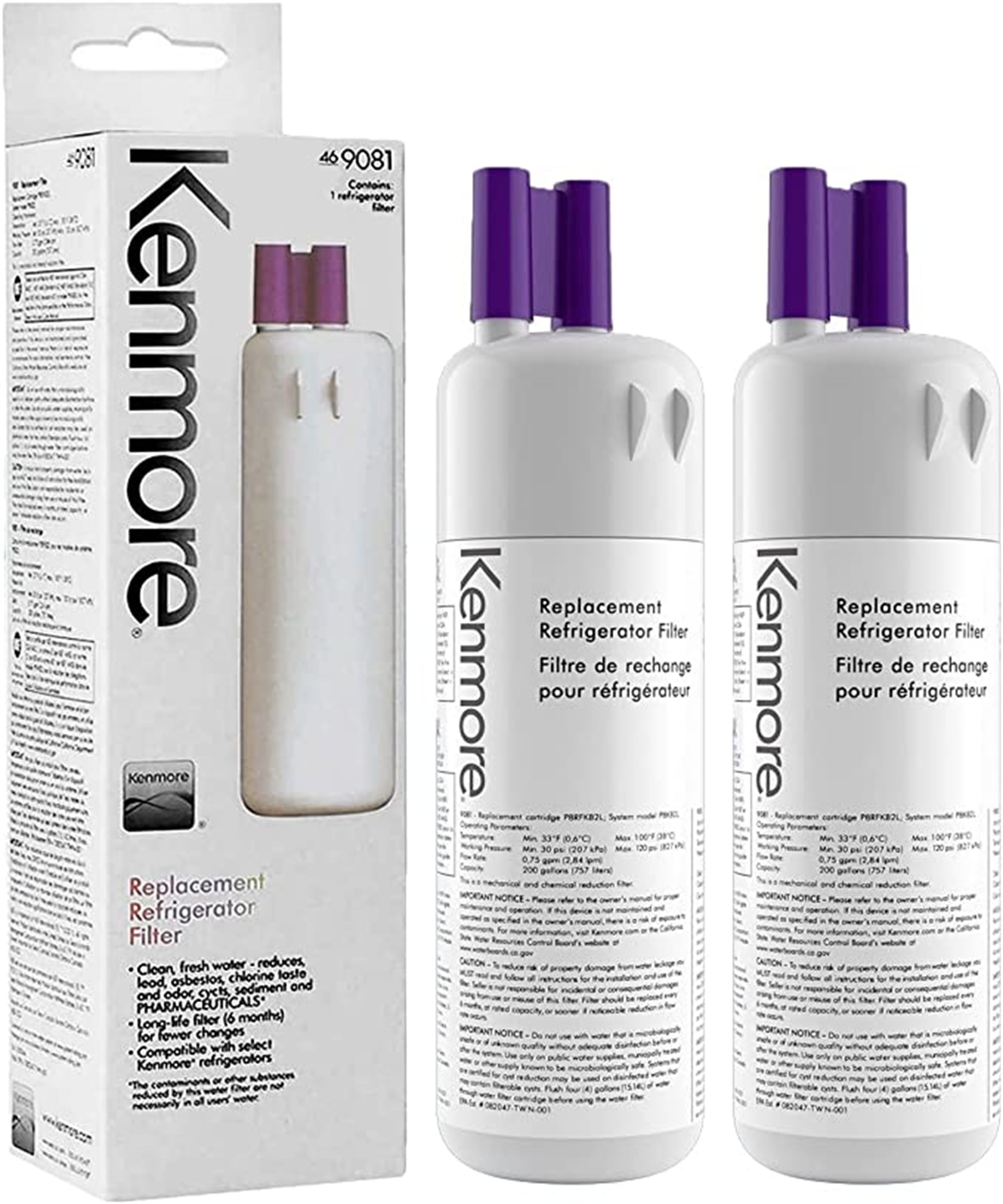 Replacement for Kenmore Elite 9081 469081, 469930, 9930 Refrigerator