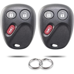 Replacement for Keyless Entry Car Key, Clicker Transmitter Key Fob, 3 Buttons Entry Remote Control for 2 Pack