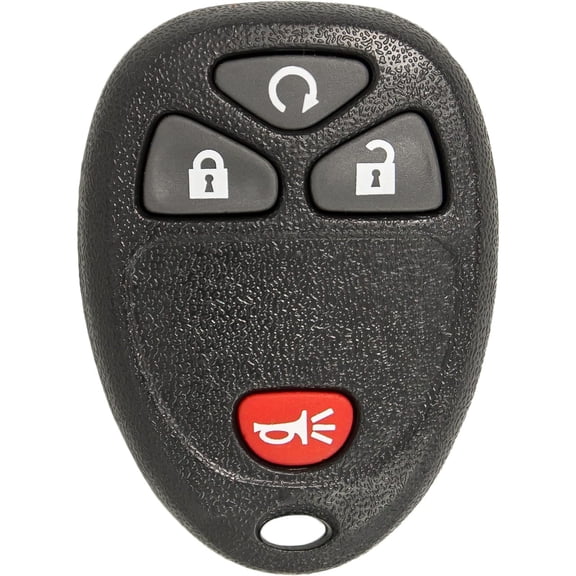Replacement for Keyless Entry Car Key Vehicles That Use 4 Button 15913421 OUC60270, Self-programming