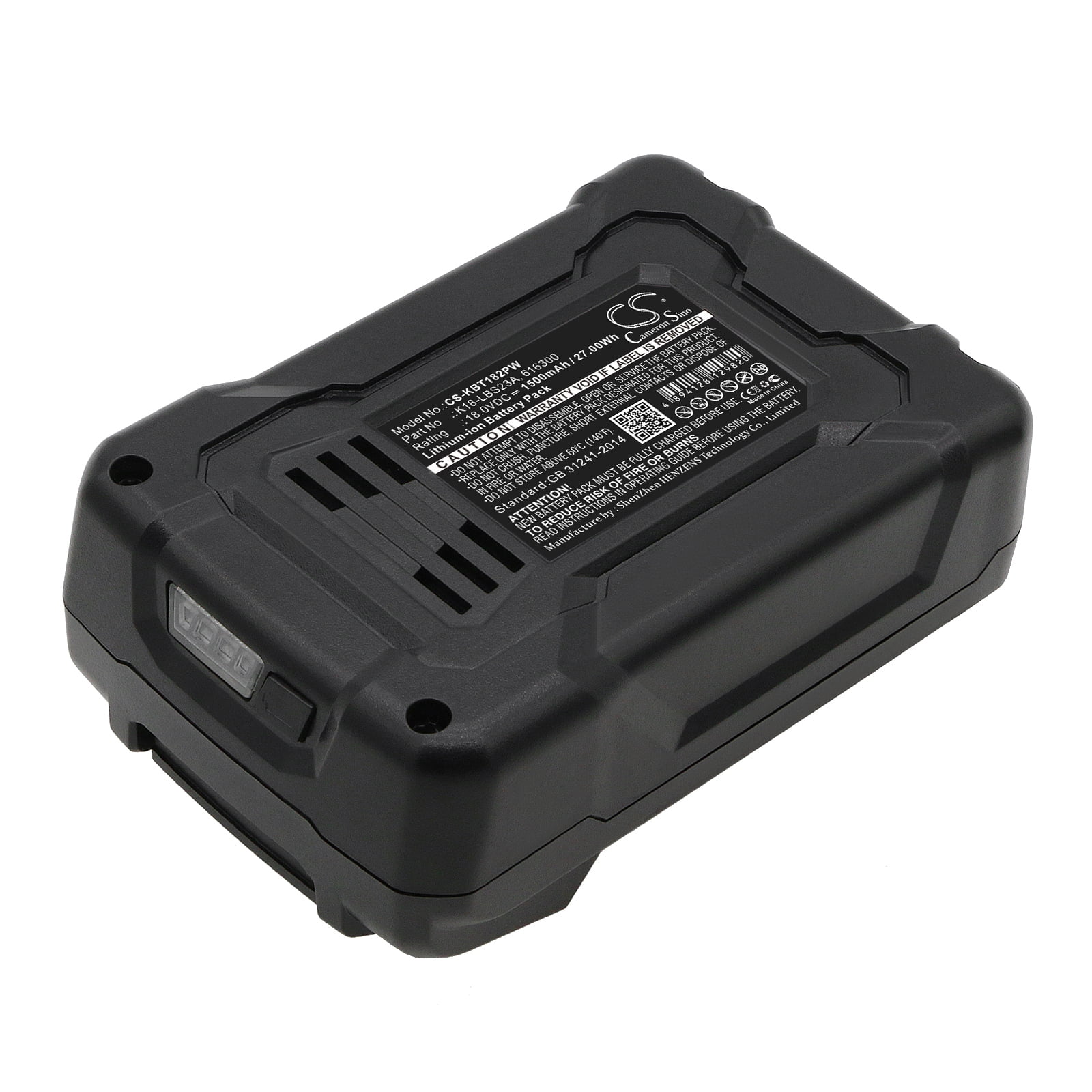 Battery for KOBALT K18LD26A 616300 K18LBS23A Power Tool CSKBT182PW