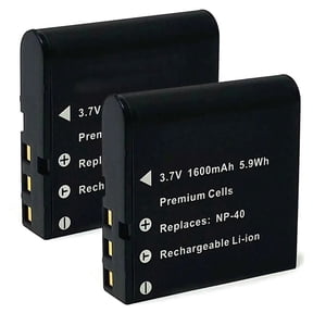 Replacement for Kodak AZ362 Battery (2-Pack, 1600mAh)