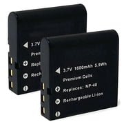 Replacement for Kodak AZ528 Battery 2-Pack, 1600mAh