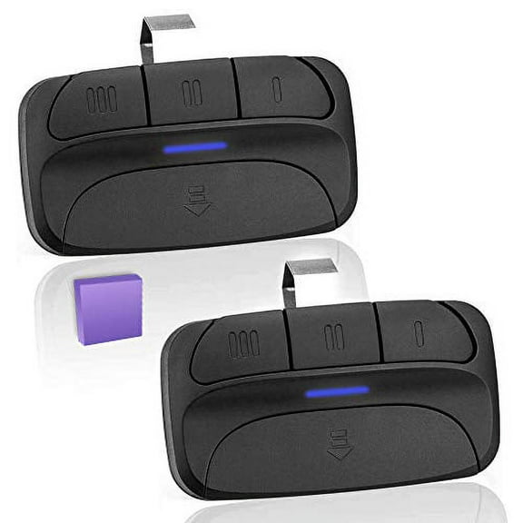 Replacement for Liftmaster 373LM Garage Door Remote Opener Purple Learn Button 315mhz (2, Purple Learn Button)