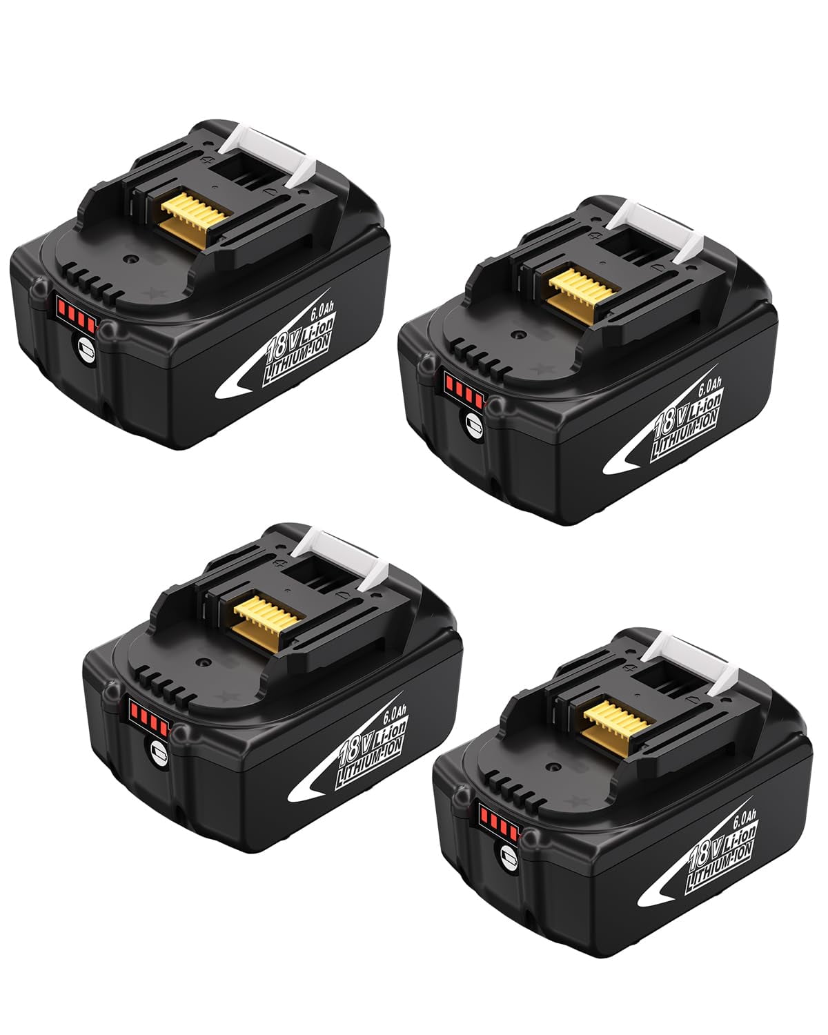 Makita - マキタ18V  6Ah Makita 18V LXT Lithium-Ion 6.0 Ah Battery (2-Pack) BL1860B-2