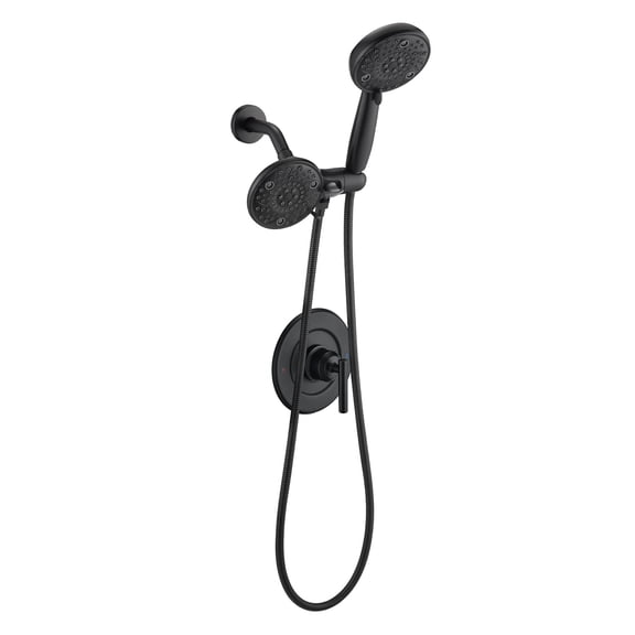 Replacement for Moen Shower Faucet Trim Kit, High Pressure Dual Shower Combo, Shower Handle, (Valve& Catridge Not Inclued), Matte Black