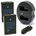 thumbnail image 1 of Replacement for Nikon EN-EL20 Battery (2-Pack, 1200mAh) and Dual Charger, 1 of 3