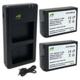 thumbnail image 1 of Replacement for Nikon Z50 Battery (2-Pack, 1280mAh) and USB Dual Charger, 1 of 3
