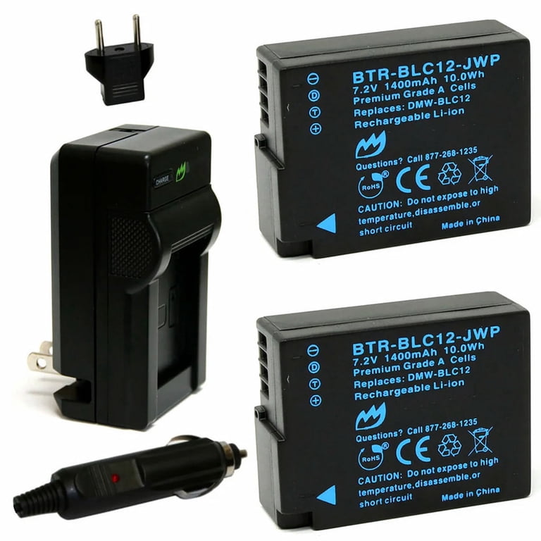 Replacement for Panasonic Lumix DMC-G7 Battery (2-Pack, 1400mAh Replacement for Panasonic Lumix DMC-G7 Battery (2-Pack, 1400mAh