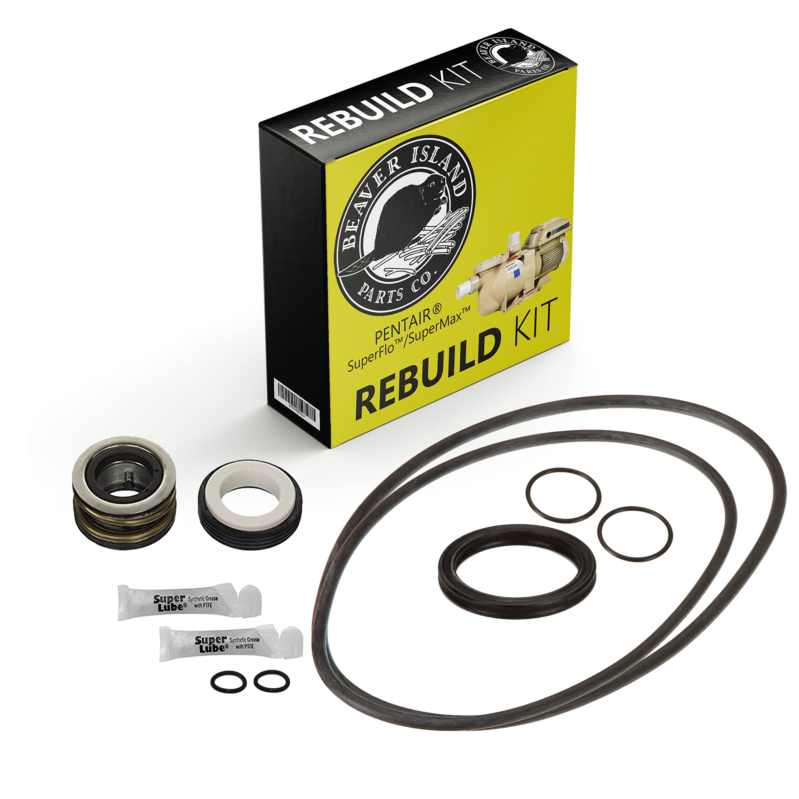 Kit Réparation Joint Torique Pour Pompe Pentair SuperFlo/SuperMax - Comprend Joint PS-200, Lubrifiant, Joints Toriques