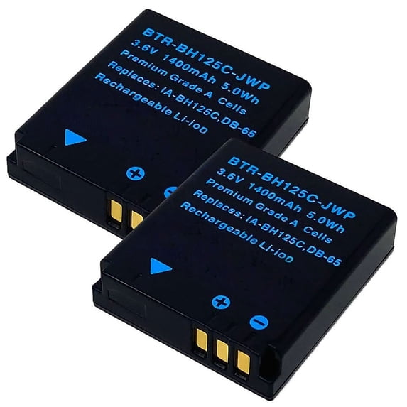Replacement for Ricoh R3 Battery (2-Pack, 1400mAh)