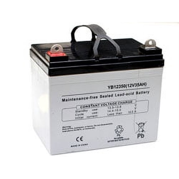 Replacement for SPEEDEX 1632 LAWN TRACTOR AND MOWER 35AH DEEP CYCLE AGM BATTERY Replacement Part