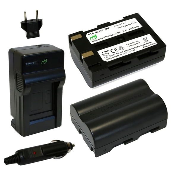 Replacement for Sigma SD1 Merrill Battery (2-Pack, 2000mAh) and Charger