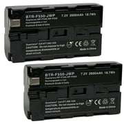 Replacement for Sony CCD-TR2300 Battery 2-Pack, 2600mAh