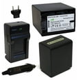 thumbnail image 1 of Replacement for Sony DCR-HC96 Battery (2-Pack, 4600mAh) and Charger with Car Adapter, 1 of 3