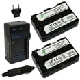 thumbnail image 1 of Replacement for Sony DSR-PDX10 Battery (2-Pack, 1700mAh) and Charger with Car Adapter, 1 of 3