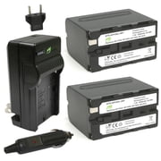 Replacement for Sony Motor Module for SliderPLUS Battery 2-Pack, 8500mAh and Charger with Car Adapter