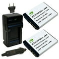 thumbnail image 1 of Replacement for Sony NP-BD1 Battery (2-Pack, 1000mAh) and Charger, 1 of 3