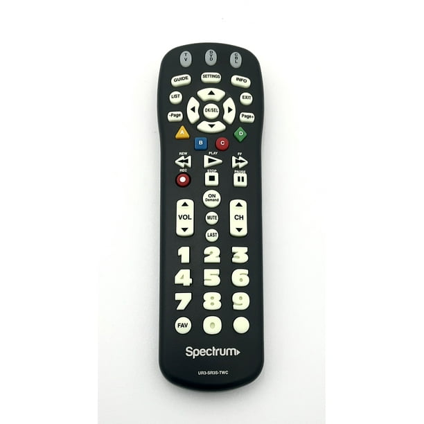 Replacement for Spectrum Remote Control UR3SR3TWC for TV 1 Pack