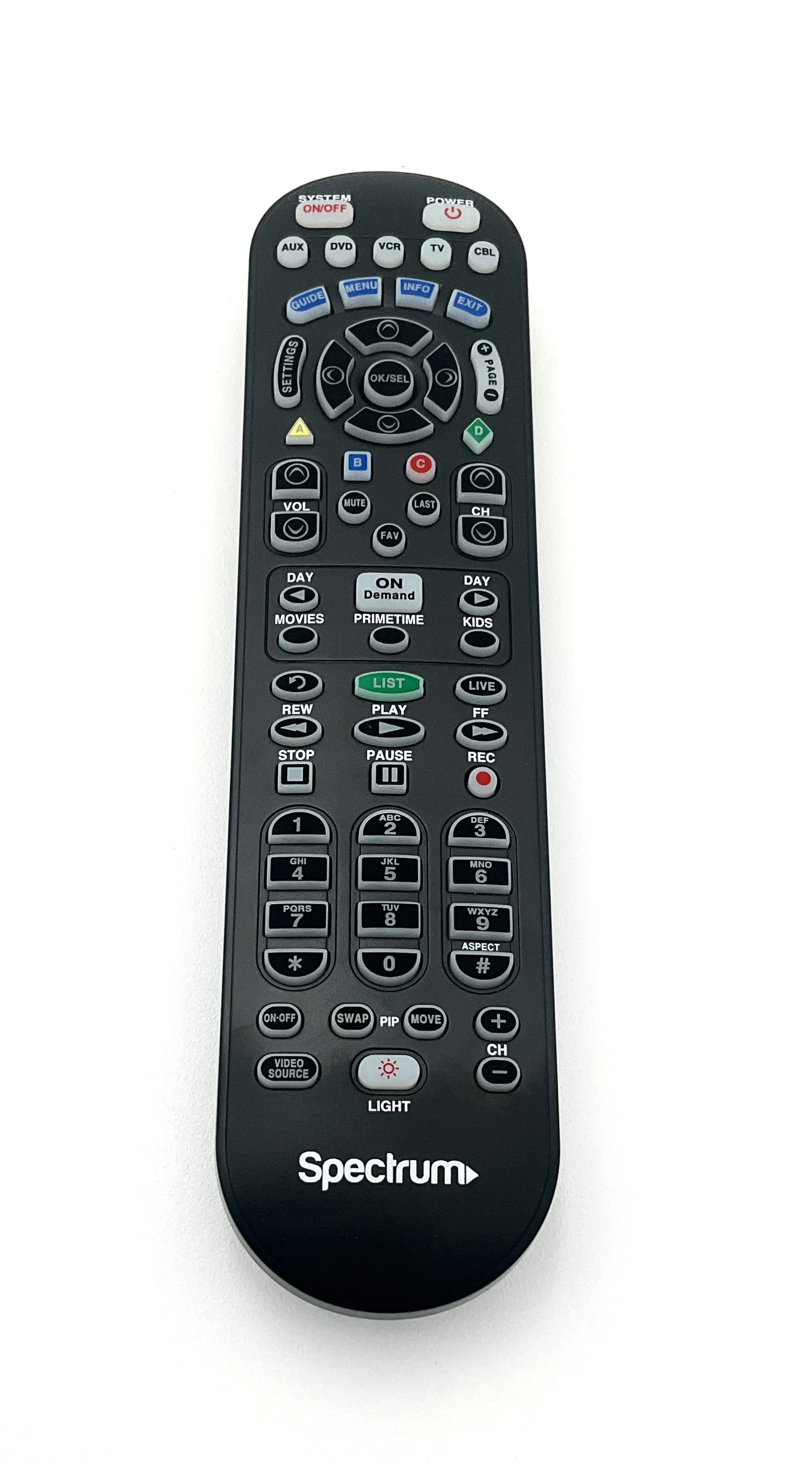 Replacement for Spectrum Remote Control UR5U8790LTWC for Digital HD