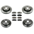 thumbnail image 1 of Replacement for Suzuki Grand for Vitara 2009-2013 Front & Rear Ceramic Brake Pads - 6pc Kit 156115, 1 of 5