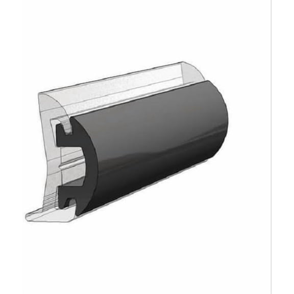 Replacement for TAC-V12-4144BKA50-1 Black 50' Rub Rail Insert 1-3/16" for Boats$$Watercraft