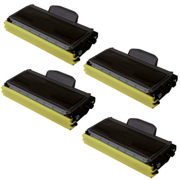 Replacement for TN460 cartridges - high capacity black - 4-pack