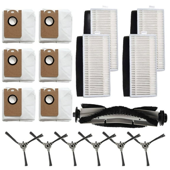 Replacement for iHome for Nova S1 Pro iHRVS1PRO-3BLK Main Brush Side Brush Kit