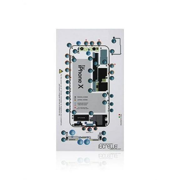 Replacement iScrews Position Mat Compatible For iPhone X